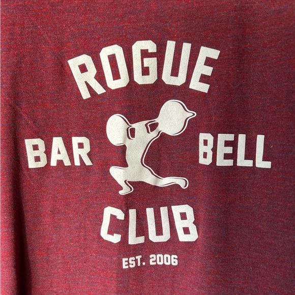 ROUGE Barbell Club Athletic Tee - Size Large - Picture 2 of 4